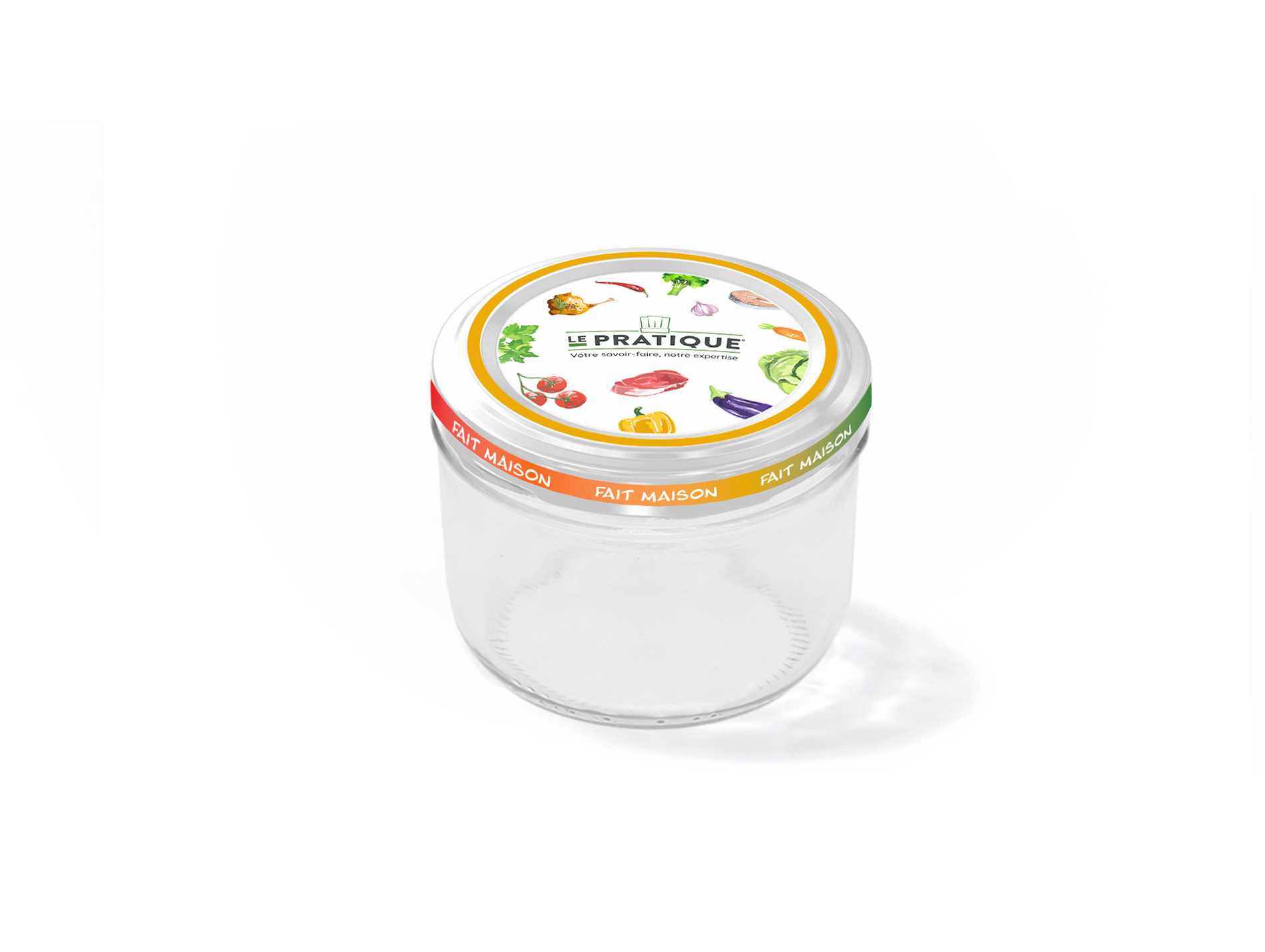 Bocaux LE PRATIQUE Twist off Ø100mm 0,35L x6